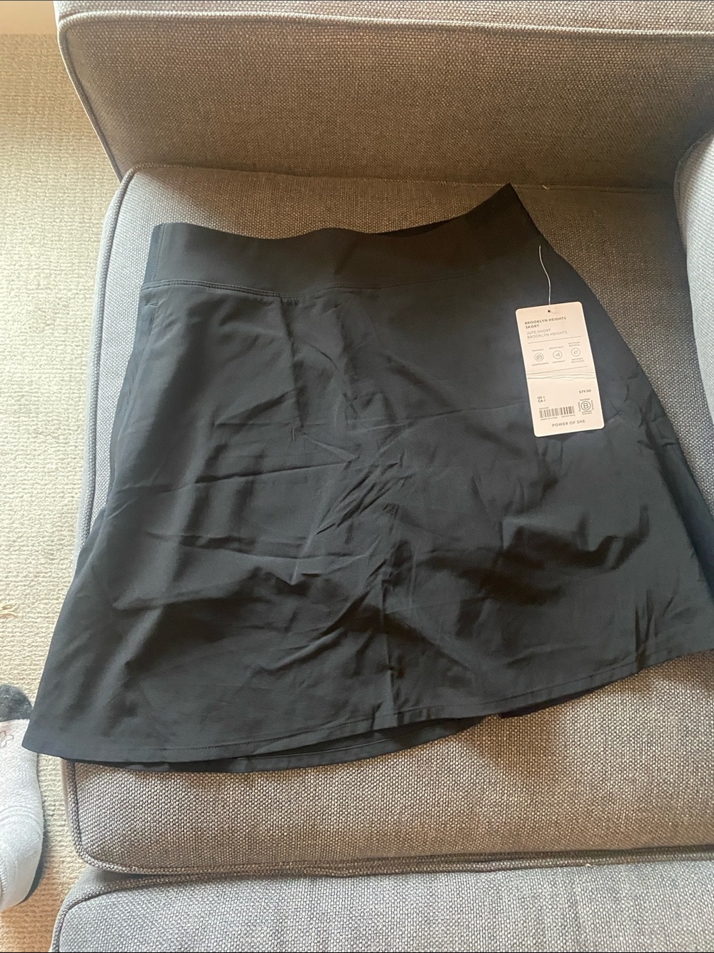 Athleta Black Athletic Skort